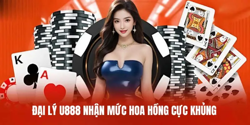 Đại lý U888 có thể nhận về mức hoa hồng cực khủng